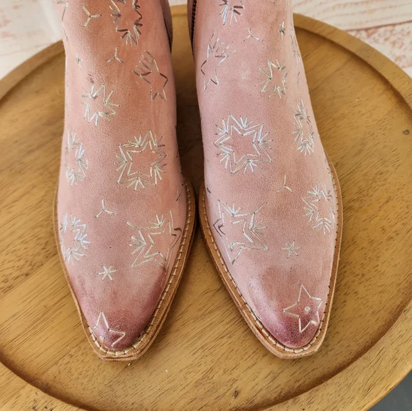 Free People Bowers Embroidered Boots